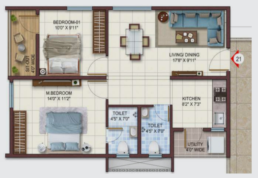  nextown Floor Plan Floor Plan
