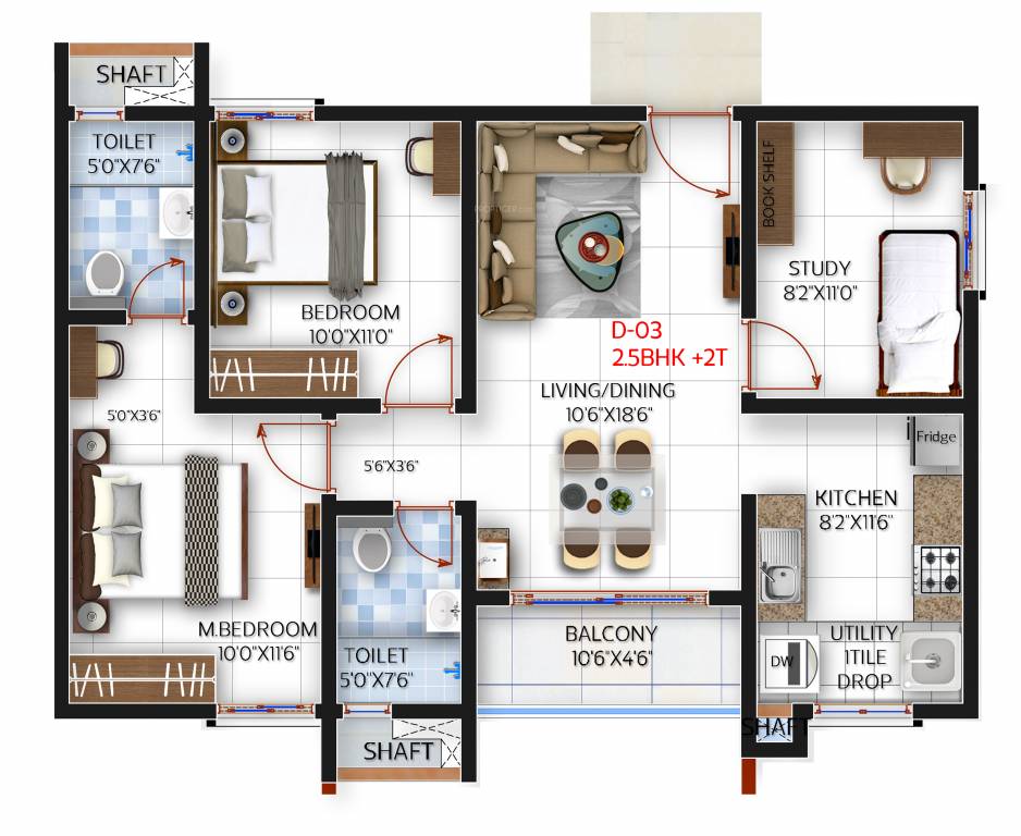 Floor Plan  sbr one residence Floor Plan Floor Plan