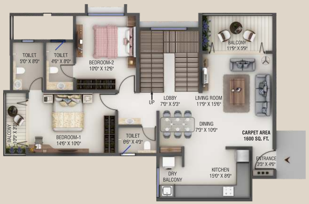  sunrise tower Floor Plan Lower Level Penthouse Plan