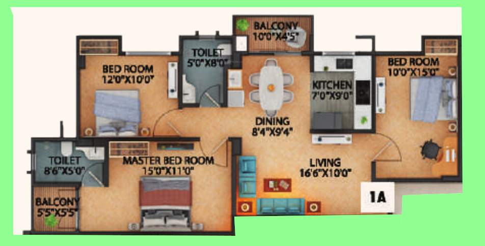  park avenue residency Floor Plan Floor Plan