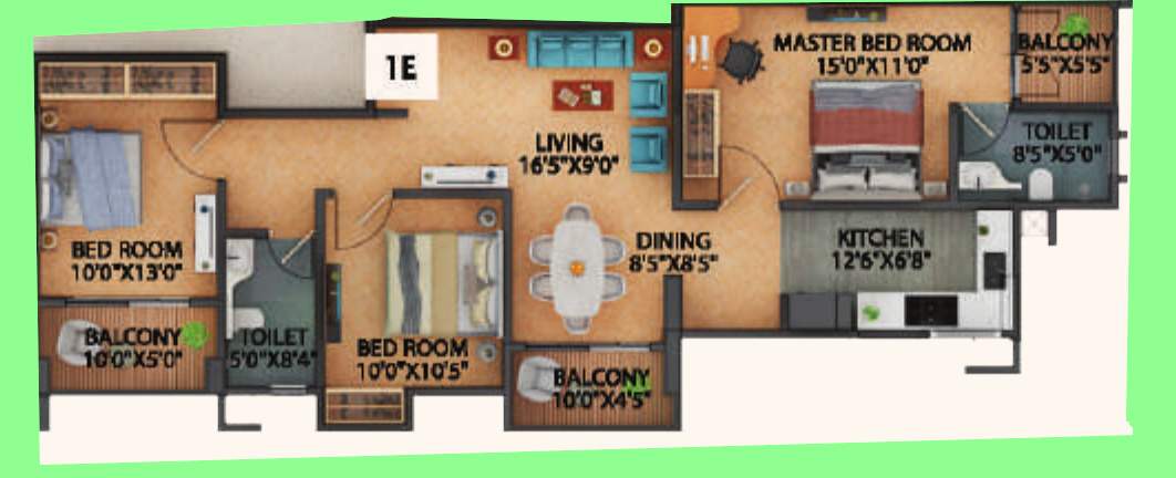  park avenue residency Floor Plan Floor Plan