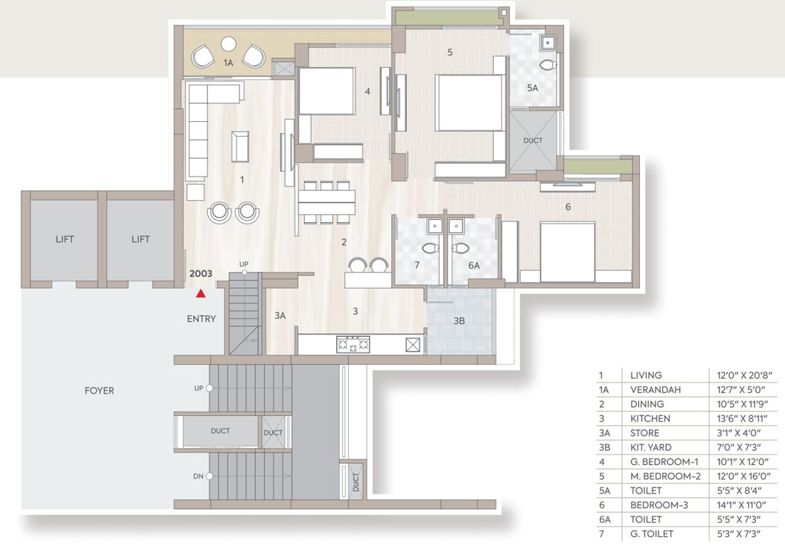  orchid regal Floor Plan Lower Level Duplex Plan