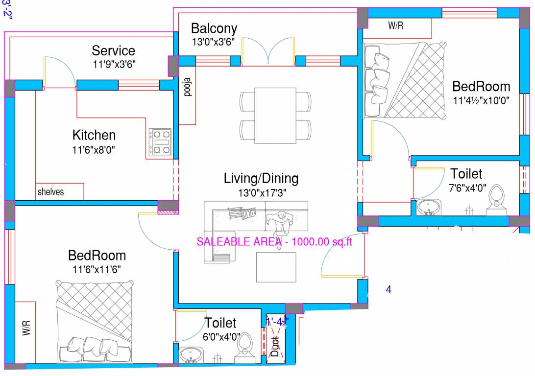  sg flats Floor Plan Floor Plan