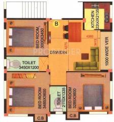 Das Piyush Garden (3BHK+2T (1,225 sq ft) 1225 sq ft) Das Piyush Garden (3BHK+2T (1,225 sq ft) 1225 sq ft)