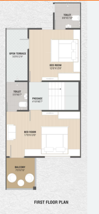 First Floor Plan krishna bunglows Floor Plan First Floor Plan
