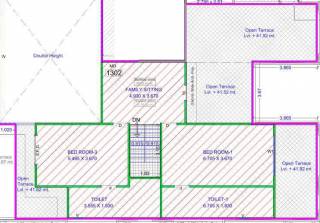  creston Floor Plan Upper Level Penthouse Plan
