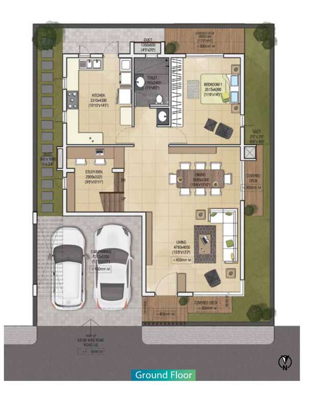  flowerdale Floor Plan Ground Floor Plan