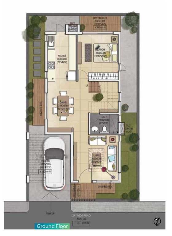  flowerdale Floor Plan Ground Floor Plan