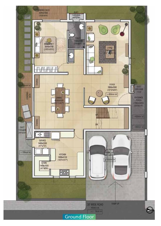  flowerdale Floor Plan Ground Floor Plan
