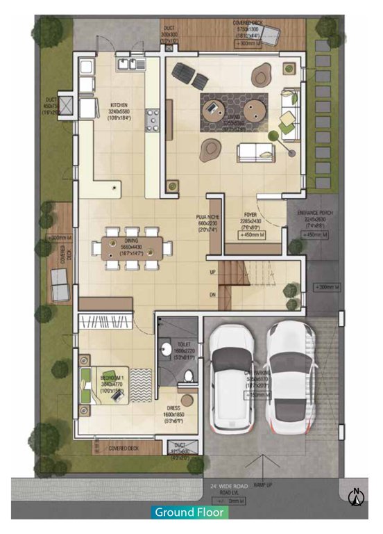  flowerdale Floor Plan Ground Floor Plan