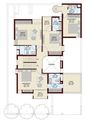 Ruchi Lifespaces Villa (4BHK+4T (2,676 sq ft) + Servant Room 2676 sq ft) Ruchi Lifespaces Villa (4BHK+4T (2,676 sq ft) + Servant Room 2676 sq ft)