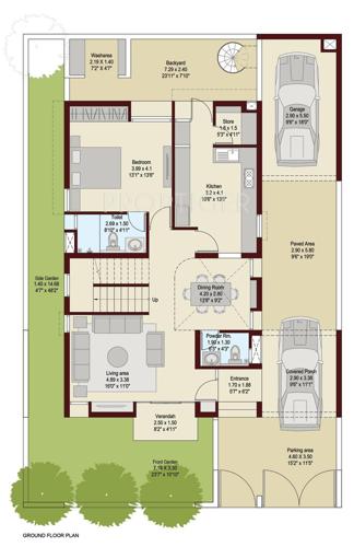 Ruchi Lifespaces Villa (4BHK+4T (2,676 sq ft) + Servant Room 2676 sq ft) Ruchi Lifespaces Villa (4BHK+4T (2,676 sq ft) + Servant Room 2676 sq ft)