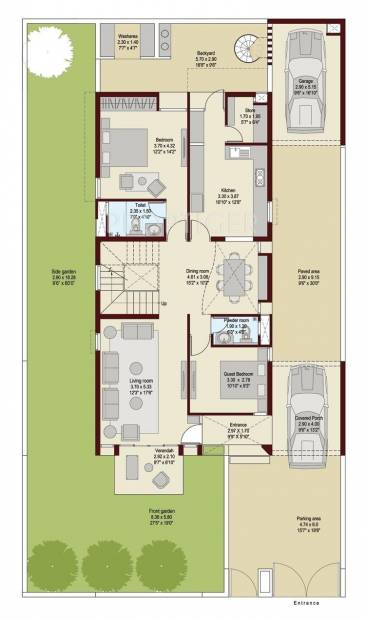 Ruchi Lifespaces Villa (4BHK+4T (3,166 sq ft) + Servant Room 3166 sq ft)