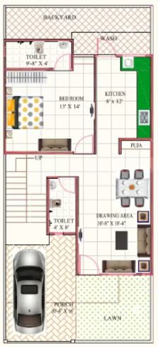  urban-river Floor Plan Ground Floor Plan