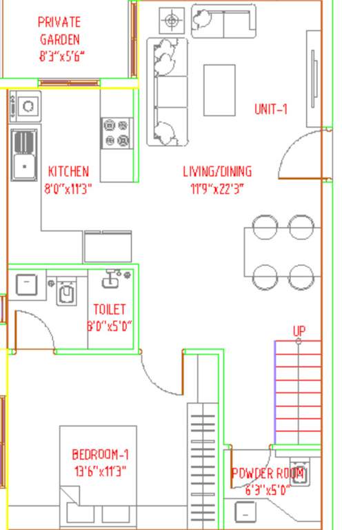  florenso Floor Plan Lower Level Duplex Plan