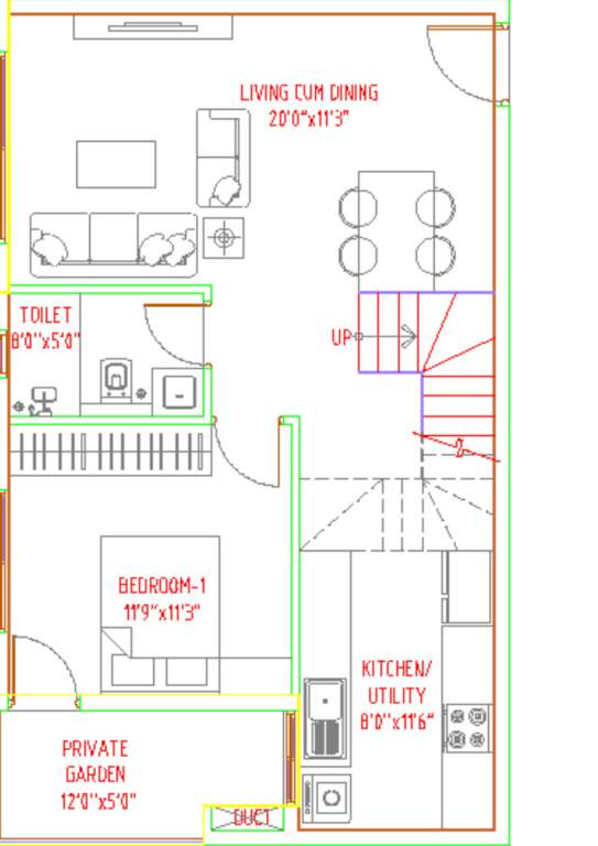  florenso Floor Plan Lower Level Duplex Plan