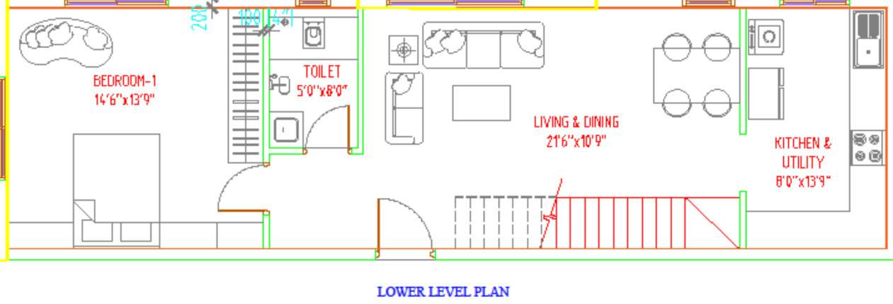  florenso Floor Plan Lower Level Duplex Plan