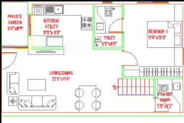 florenso Floor Plan Lower Level Duplex Plan