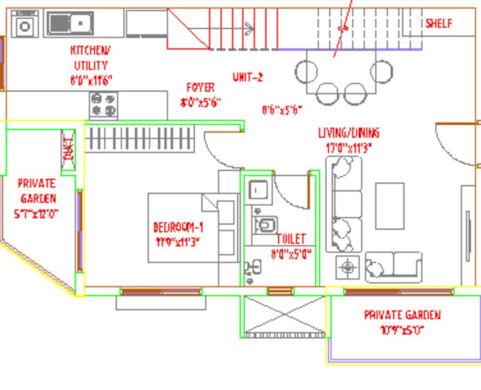  florenso Floor Plan Lower Level Duplex Plan