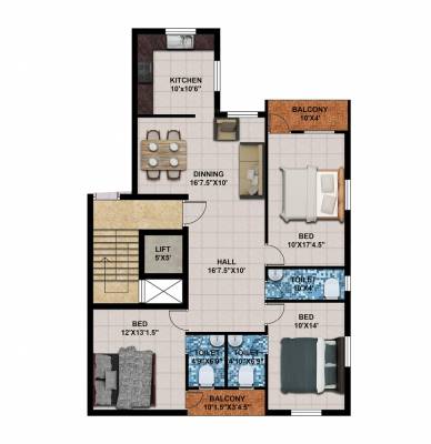  victory-residency Floor Plan Floor Plan