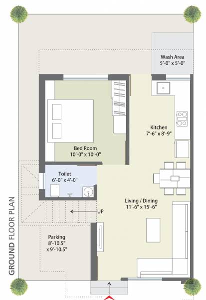  gaj-ganesh Floor Plan Ground Floor Plan