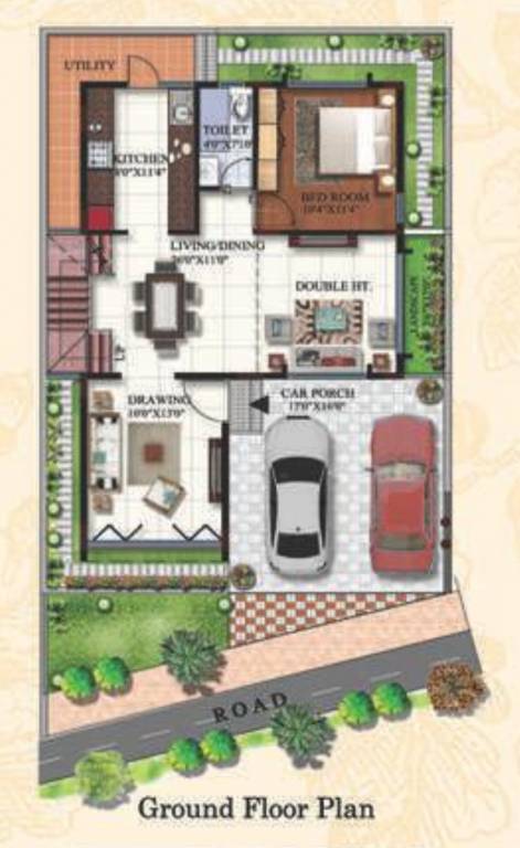  oakridge Floor Plan Ground Floor Plan