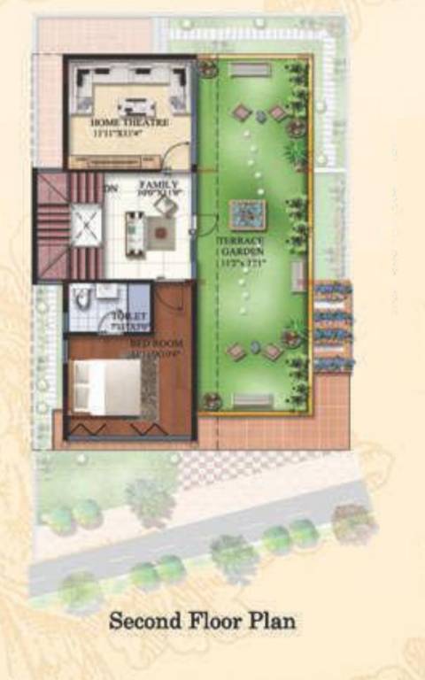  oakridge Floor Plan Second Floor Plan