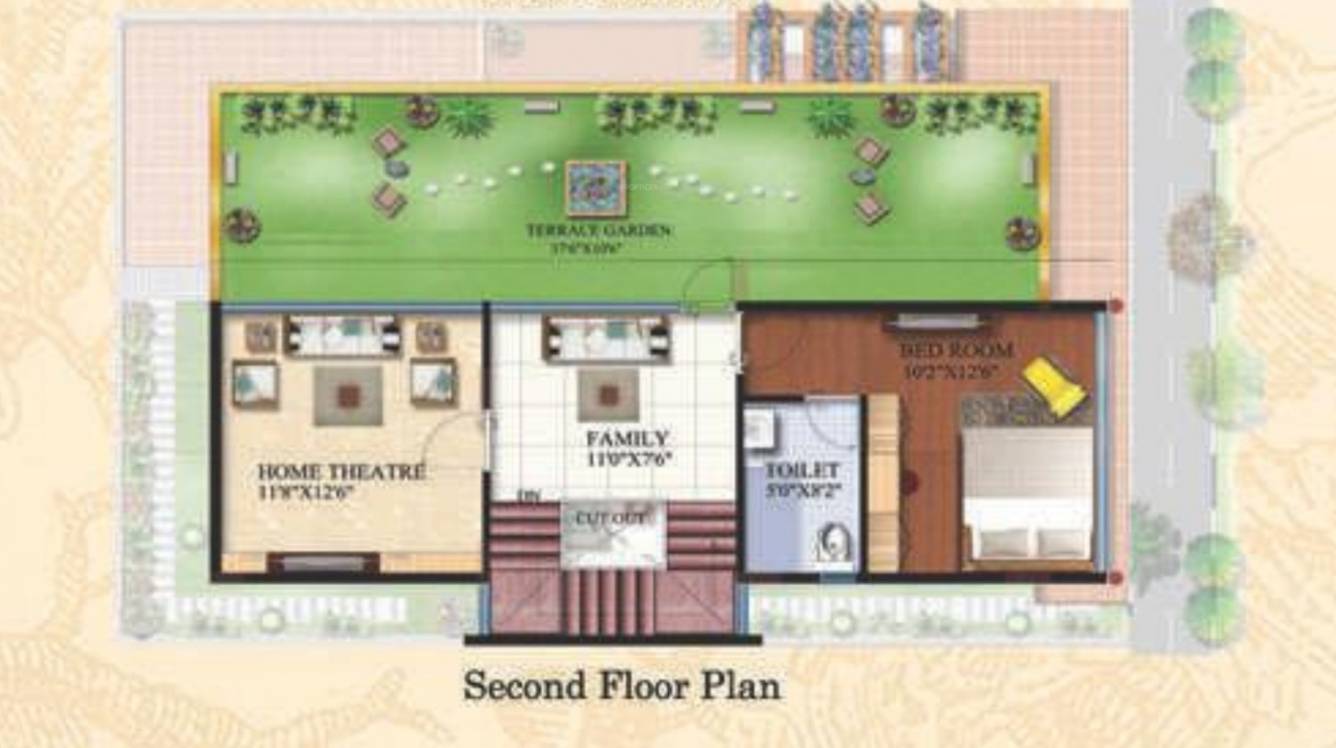  oakridge Floor Plan Second Floor Plan