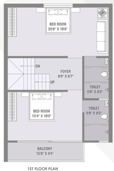  bunglows Floor Plan First Floor Plan