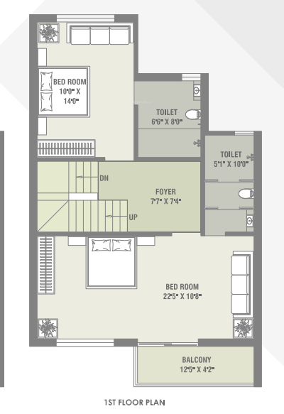  bunglows Floor Plan First Floor Plan