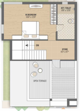  villa Floor Plan Second Floor Plan