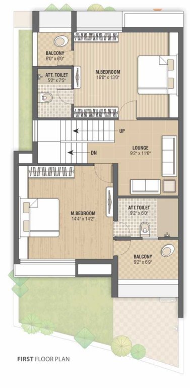 villa Floor Plan First Floor Plan