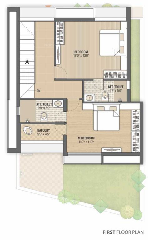 villa Floor Plan First Floor Plan