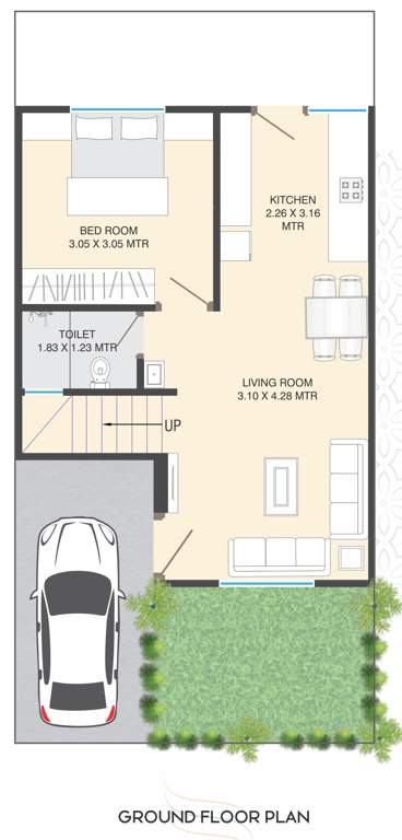 residency Floor Plan Ground Floor Plan