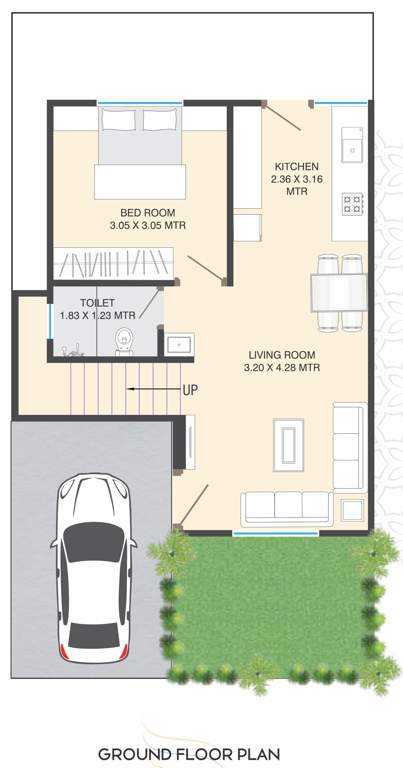  residency Floor Plan Ground Floor Plan