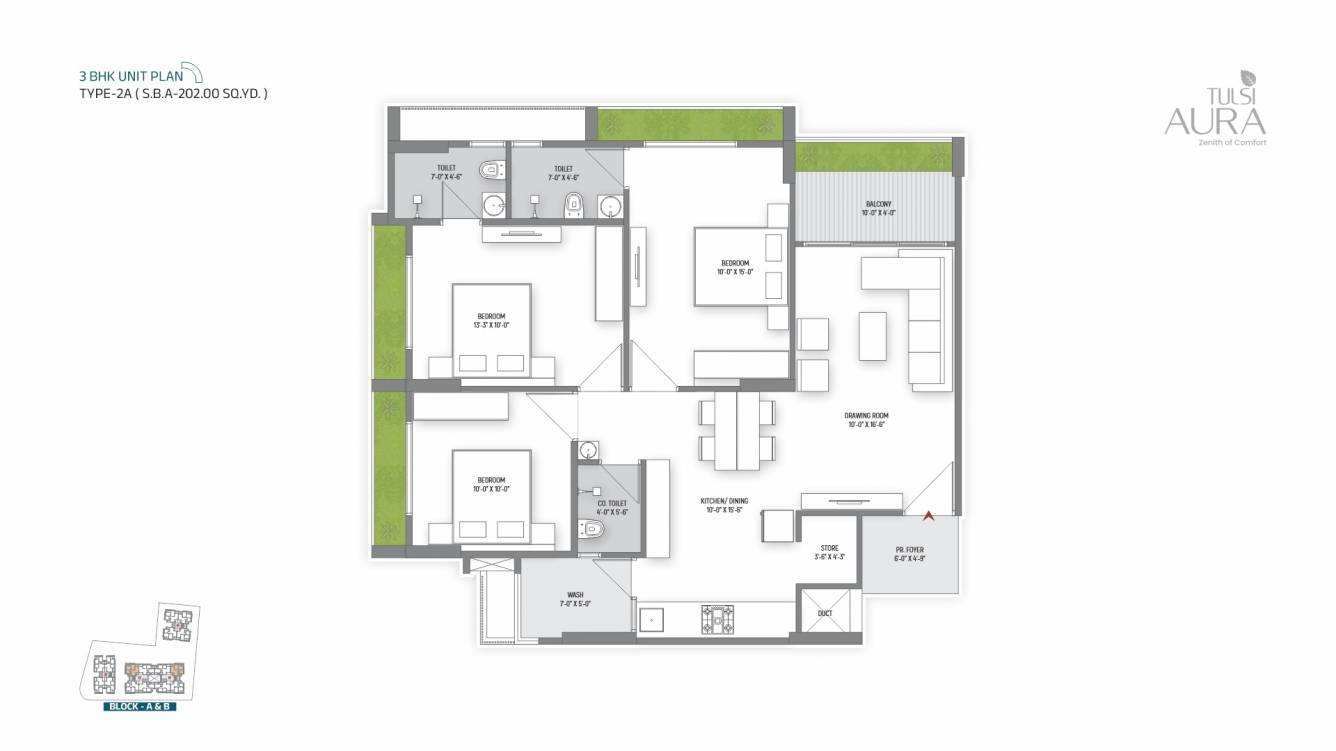Floor Plan tulsi aura Floor Plan Floor Plan