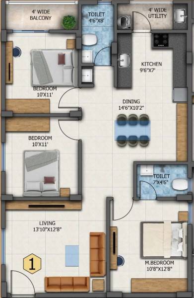  paradise Floor Plan Floor Plan