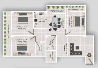 Floor Plan  kiran-enclave Floor Plan Floor Plan