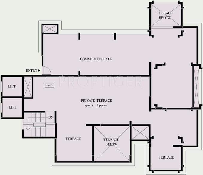 Kolte Patil 24K Glitterati (3BHK+3T (3,060 sq ft) 3060 sq ft)