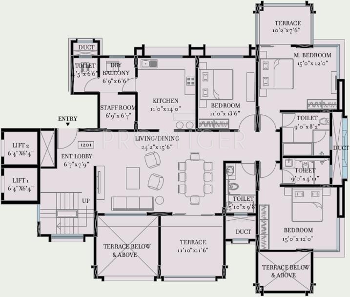 Kolte Patil 24K Glitterati (3BHK+3T (3,060 sq ft) 3060 sq ft) Kolte Patil 24K Glitterati (3BHK+3T (3,060 sq ft) 3060 sq ft)