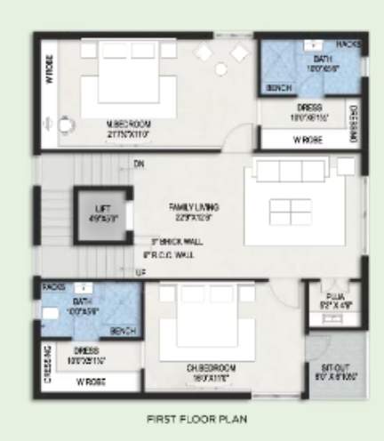  pranava sama lakshma reddy greenwich Floor Plan First Floor Plan