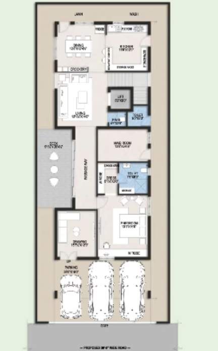  pranava sama lakshma reddy greenwich Floor Plan Ground Floor Plan