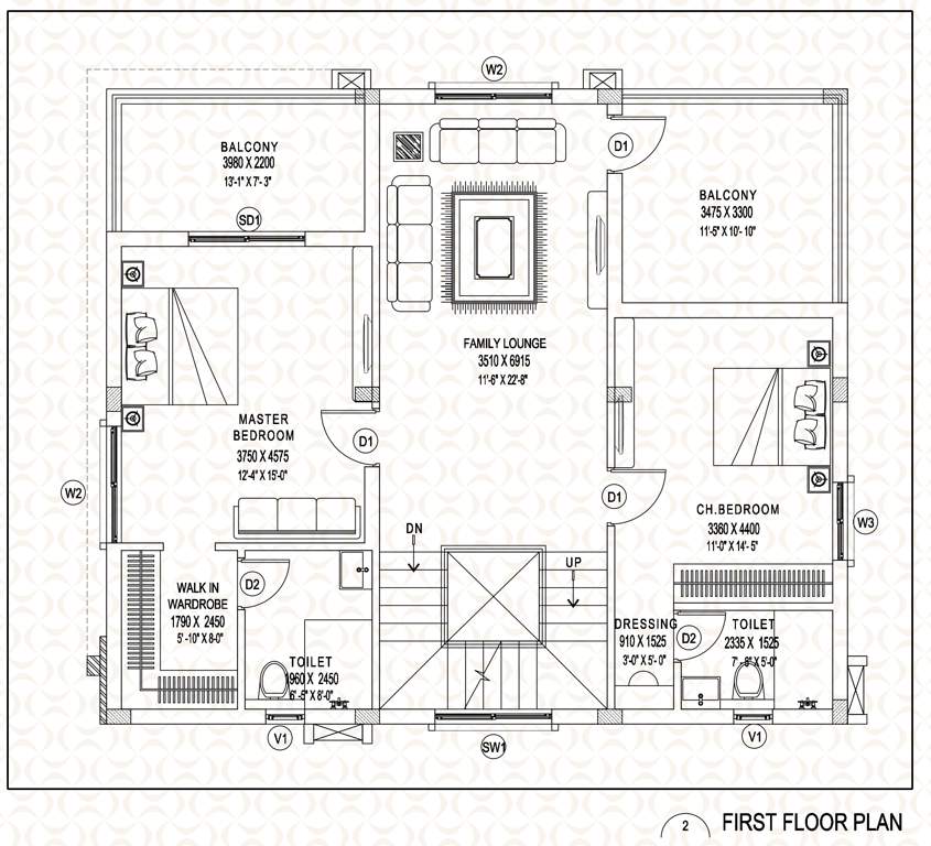  aavaas sahita Floor Plan First Floor Plan