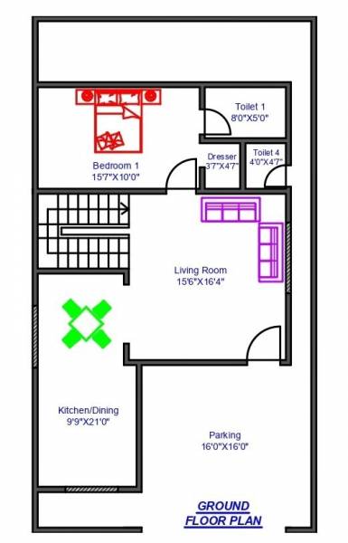  uttaraa Floor Plan Ground Floor Plan