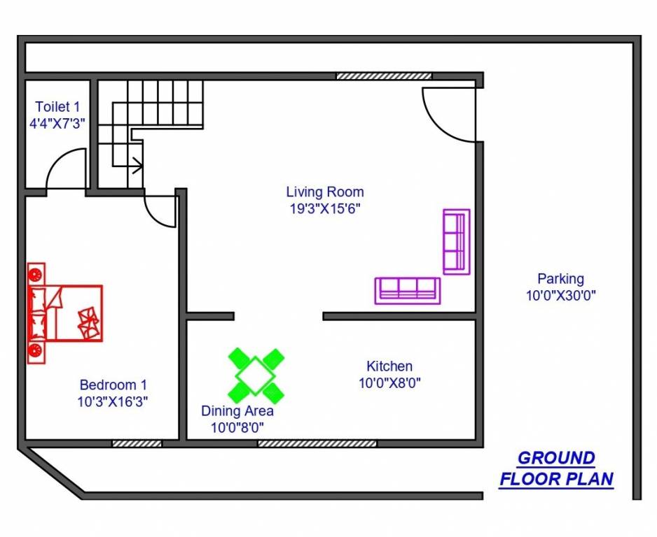  uttaraa Floor Plan Ground Floor Plan