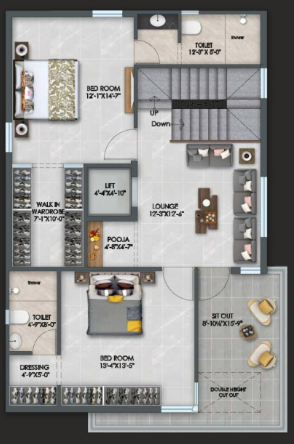  seethams nisarga Floor Plan First Floor Plan