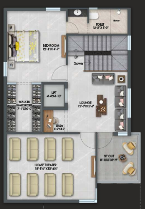  seethams-nisarga Floor Plan Second Floor Plan