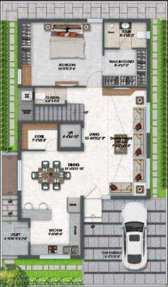  seethams nisarga Floor Plan Ground Floor Plan
