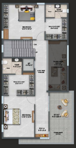  seethams nisarga Floor Plan First Floor Plan