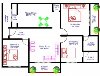  akshya-galaxy-2 Floor Plan Floor Plan